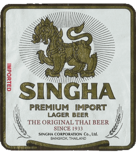 Singha Thailandia Birre Bevande 