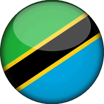 Rond Tanzania África Banderas 