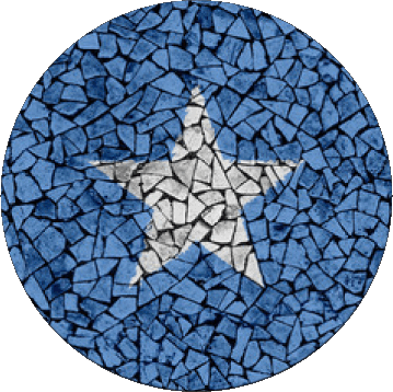 Rond Somalia Africa Bandiere 