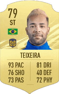 Alex Teixeira dos Santos Brasilien F I F A - Karten Spieler Videospiele Multimedia 