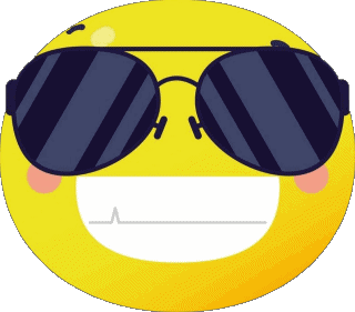 Lunettes de Soleil Emoticônes Messages 