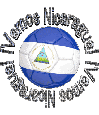 Fútbol Vamos Nicaragua Español Mensajes 