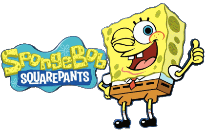 English Logo Sponge Bob Squarepants Cartoons TV - Movies Multi Media 