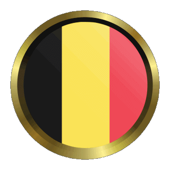 Rotondo - Anelli Belgio Europa Bandiere 