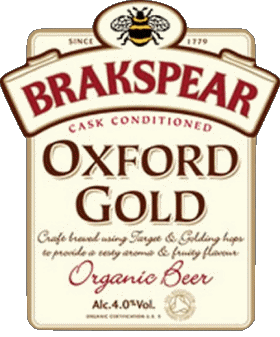 Oxford gold-Oxford gold Brakspear Royaume Uni Bières Boissons 