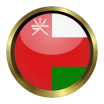 Round - Rings Oman Asia Flags 