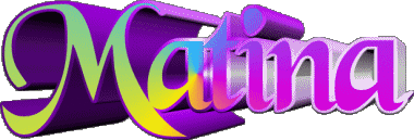 Matina M WEIBLICH - Maghreb Muslim Vorname 