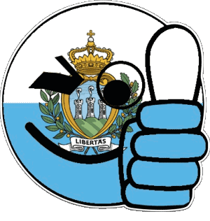 Smiley - OK San Marino Europe Flags 