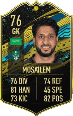 Yasser Al Mosailem Saudi-Arabien F I F A - Karten Spieler Videospiele Multimedia 