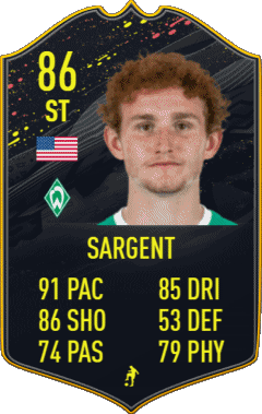 Josh Sargent U S A F I F A - Giocatori carte Videogiochi Multimedia 