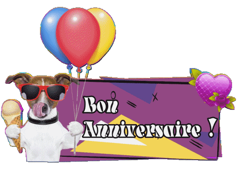 006 Animaux Bon Anniversaire Français Messages 