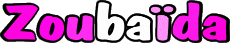 Zoubaïda Z WEIBLICH - Maghreb Muslim Vorname 