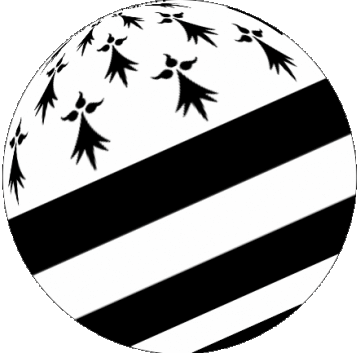 Sfera - Cubo Bretagna Regioni Francia Bandiere 