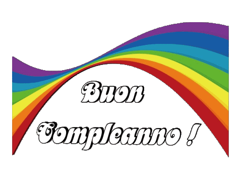 021 Transparenter Hintergrund Astratto - Geometrico Buon Compleanno Italienisch Nachrichten 