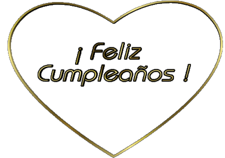 001 Corazón Feliz Cumpleaños Spanish Messages 
