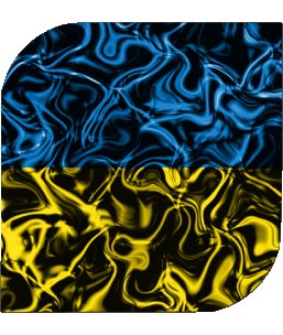 Carré Ukraine Europe Drapeaux 