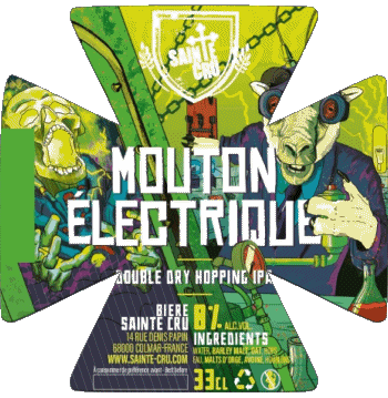 Mouton électrique-Mouton électrique Sainte Cru Frankreich Bier Getränke 
