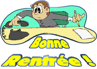 08 Sfondo trasparente Bonne Rentrée Francese Messagi 