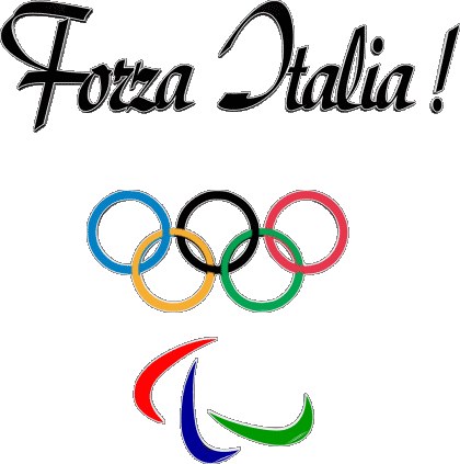 Olimpiadi Forza Italia Italiano Messagi 