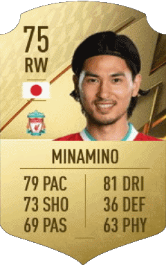 Takumi Minamino Japan F I F A - Karten Spieler Videospiele Multimedia 