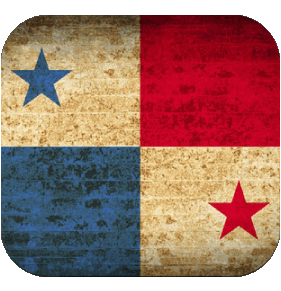 Carré Panama Amériques Drapeaux 