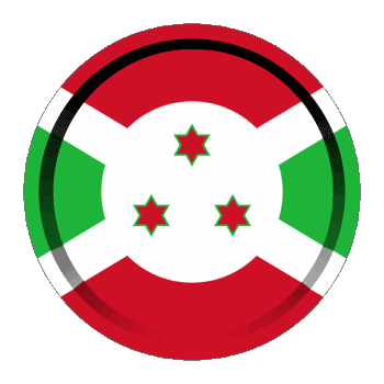 Rund - Ringe Burundi Afrika Fahnen 