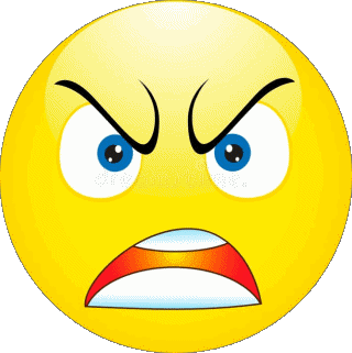 Anger Emoticons Messages 