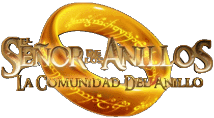 Spanish Logo The Fellowship of the ring The Lord of the Rings Movies International Multi Media 