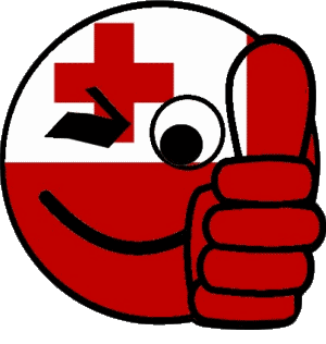 Smiley - OK Tonga Oceanía Banderas 
