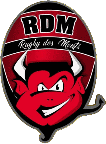 RC des Monts Dept 69 Rugby Club Francia Logo Sportivo 