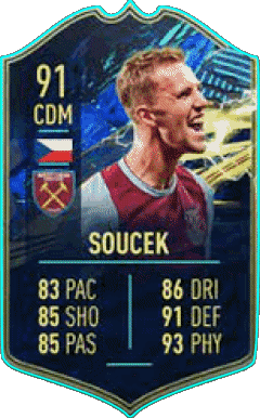 Tomás Soucek Tchéquie F I F A - Joueurs Cartes Jeux Vidéo Multi Média 