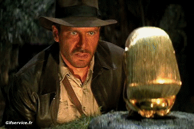 Indiana Jones-Indiana Jones confinement covid  art recréations Getty challenge Cinéma - Héros Morphing - Ressemblance Humour - Fun 