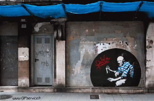 Série 02 Street Art Graffiti Humour - Fun 