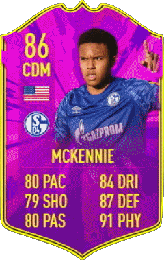 Weston McKennie U S A F I F A - Jugadores  cartas Vídeo Juegos Multimedia 