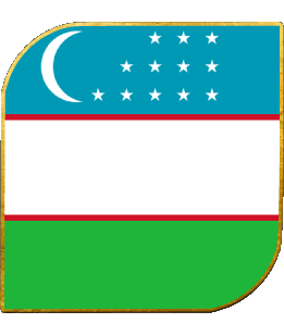 Plaza Uzbekistán Asia Banderas 