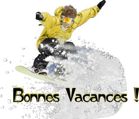 Serie 04 Bonnes Vacances Hiver French Messages 