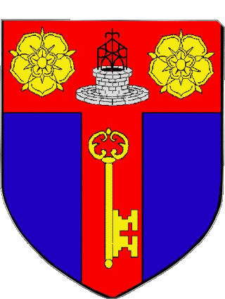 Blasón-Blasón TROUY 18 Departamentos - Ciudades Francia Banderas 