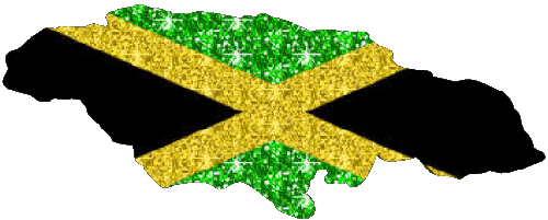Map Jamaica America Flags 