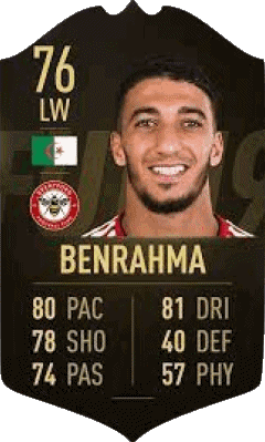 Saïd Benrahma Algeria F I F A - Card Players Video Games Multi Media 