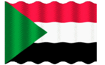 Ondulación Sudán África Banderas 