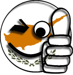 Smiley - OK Chypre Europe Drapeaux 