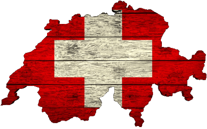 Map Swiss Europe Flags 