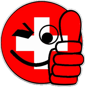 Faccina - OK Svizzero Europa Bandiere 