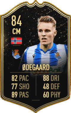 Martin Odegaard Norwegen F I F A - Karten Spieler Videospiele Multimedia 