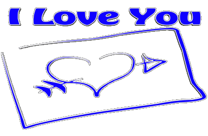 Cuore I Love You Inglese Messagi 