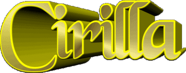 Cirilla C FEMININE - Italy First Names 