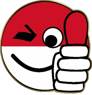 Smiley - OK Monaco Europe Flags 