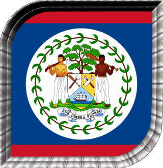 Carré Belize Amériques Drapeaux 