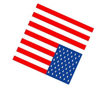Sphere - Cube U.S.A - National Amériques Drapeaux 