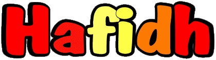 Hafidh H MASCULIN - Maghreb Musulman Prénoms 